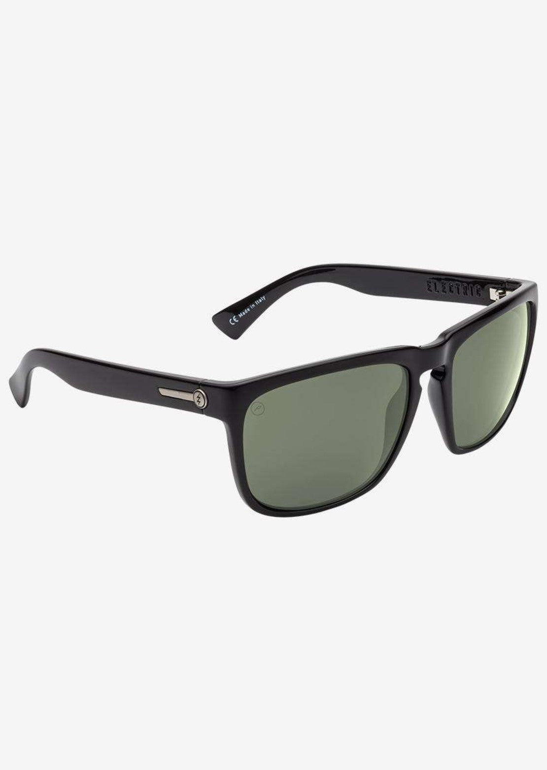 Electric Men&#39;s Knoxville XL Polarized Sunglasses Gloss Black/Grey Polarized EE11201642