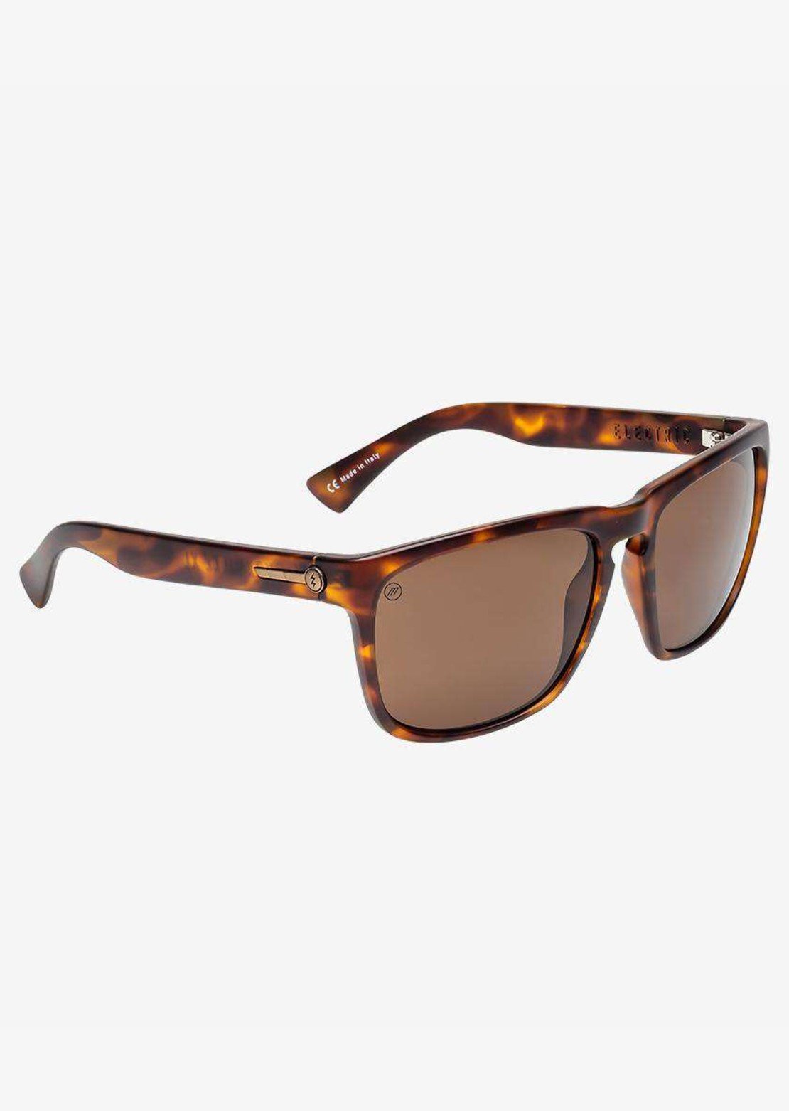 Electric Men&#39;s Knoxville XL Sunglasses Matte Tortoise/Bronze Polarized EE11213943