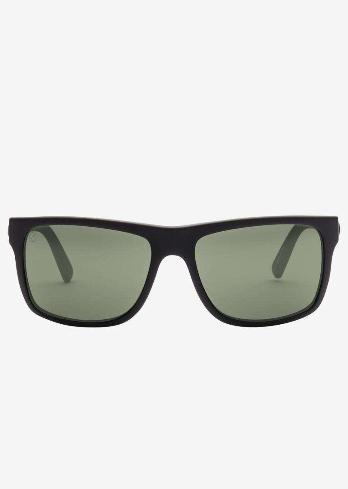 Electric Men&#39;s Swingarm Polarized Sunglasses Matte Black/Grey Polarized EE12901042