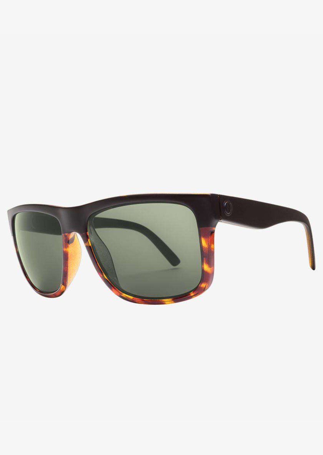 Electric Men&#39;s Swingarm XL Polarized Sunglasses Darkside Tortoise/Grey Polarized EE15962342