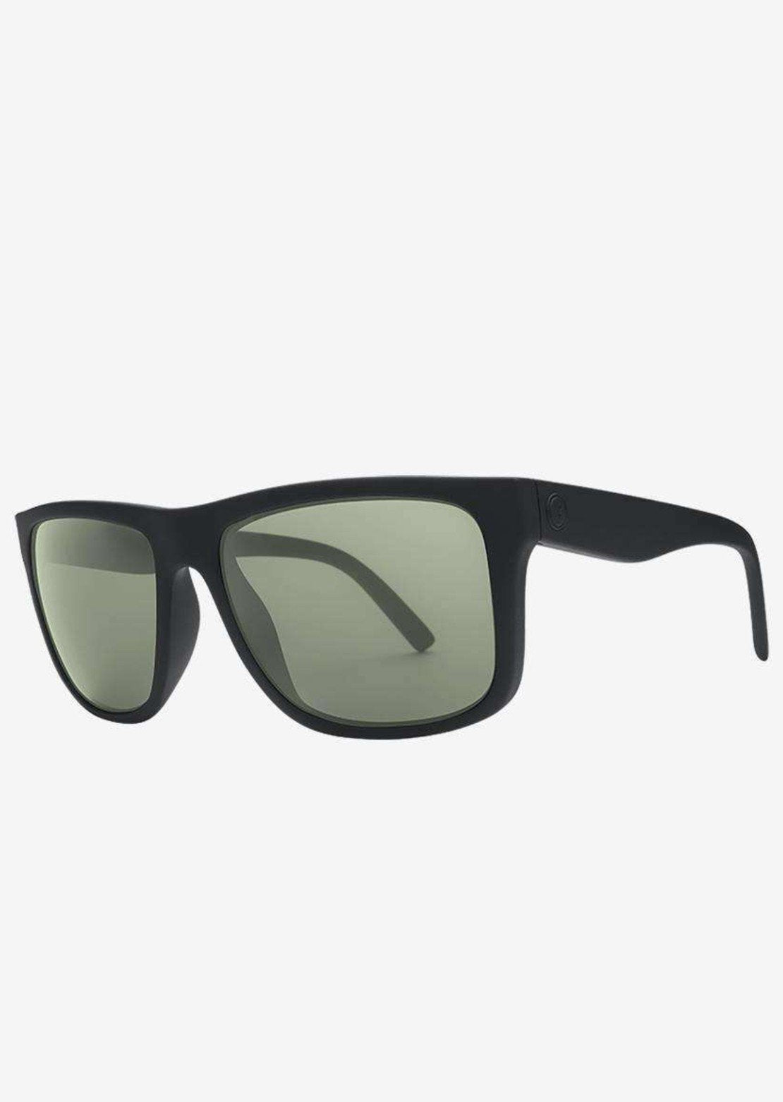 Electric Men&#39;s Swingarm XL Polarized Sunglasses Matte Black/Grey Polarized EE15901042