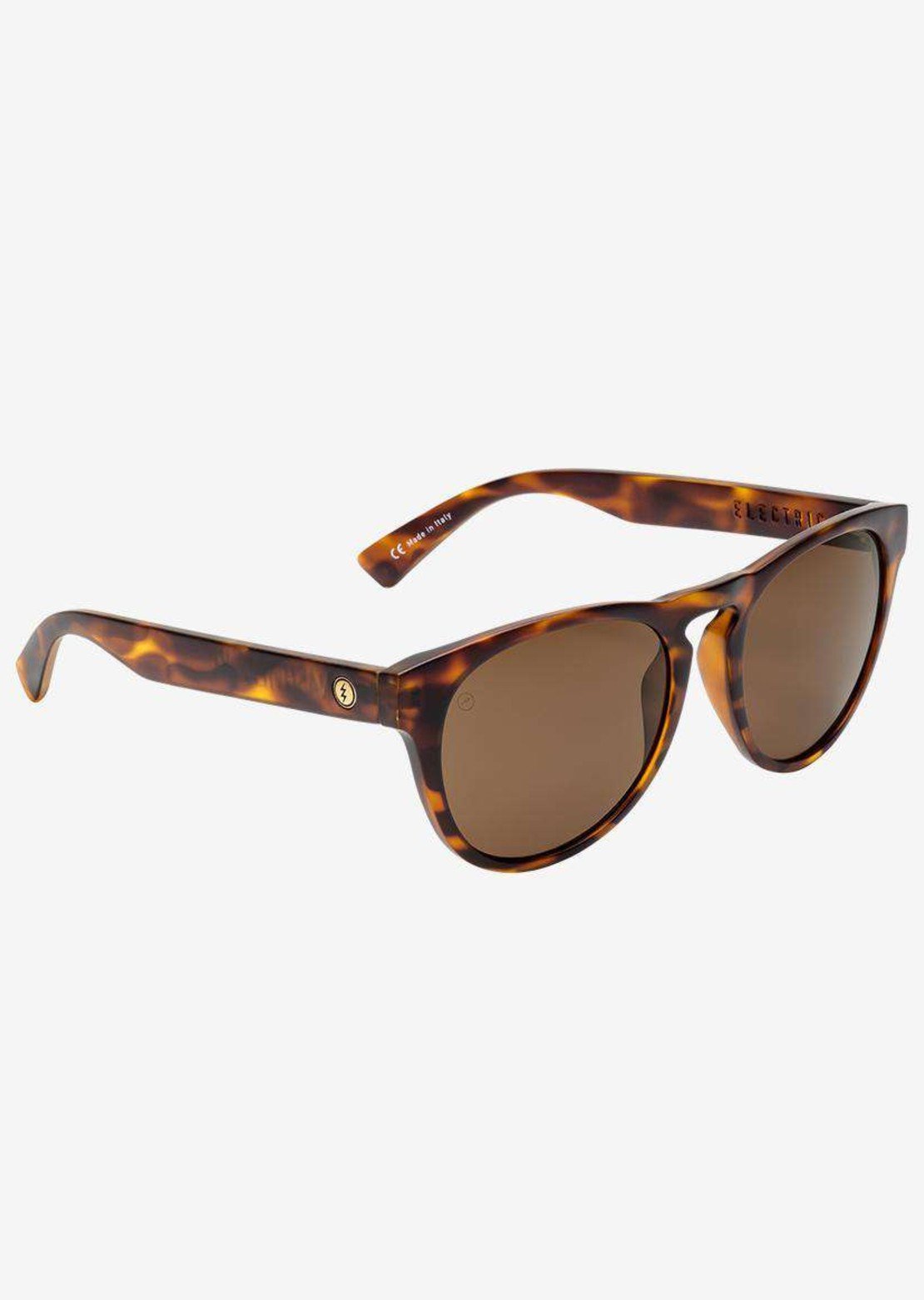 Electric Nashville XL Polarized Sunglasses Matte Tortoise/Bronze Polarized EE17113943