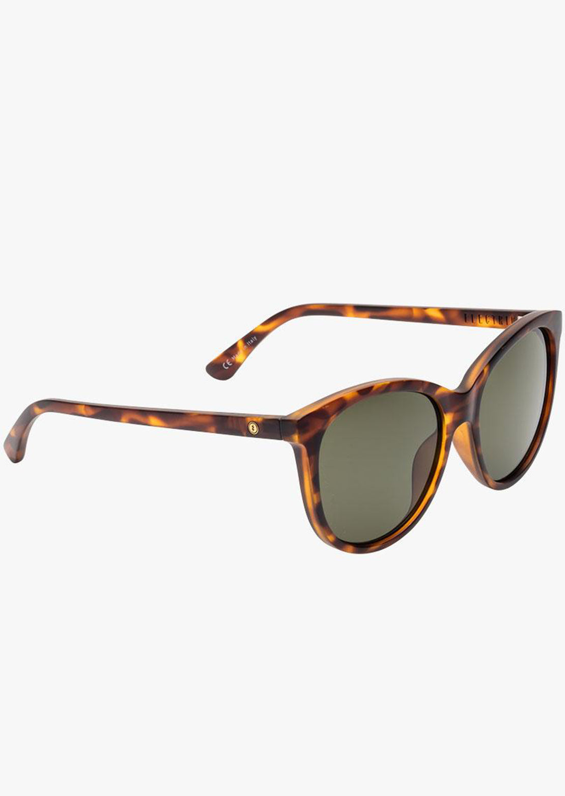 Electric Women&#39;s Palm Polarized Sunglasses Matte Tortoise/Grey Polarized EE19563542
