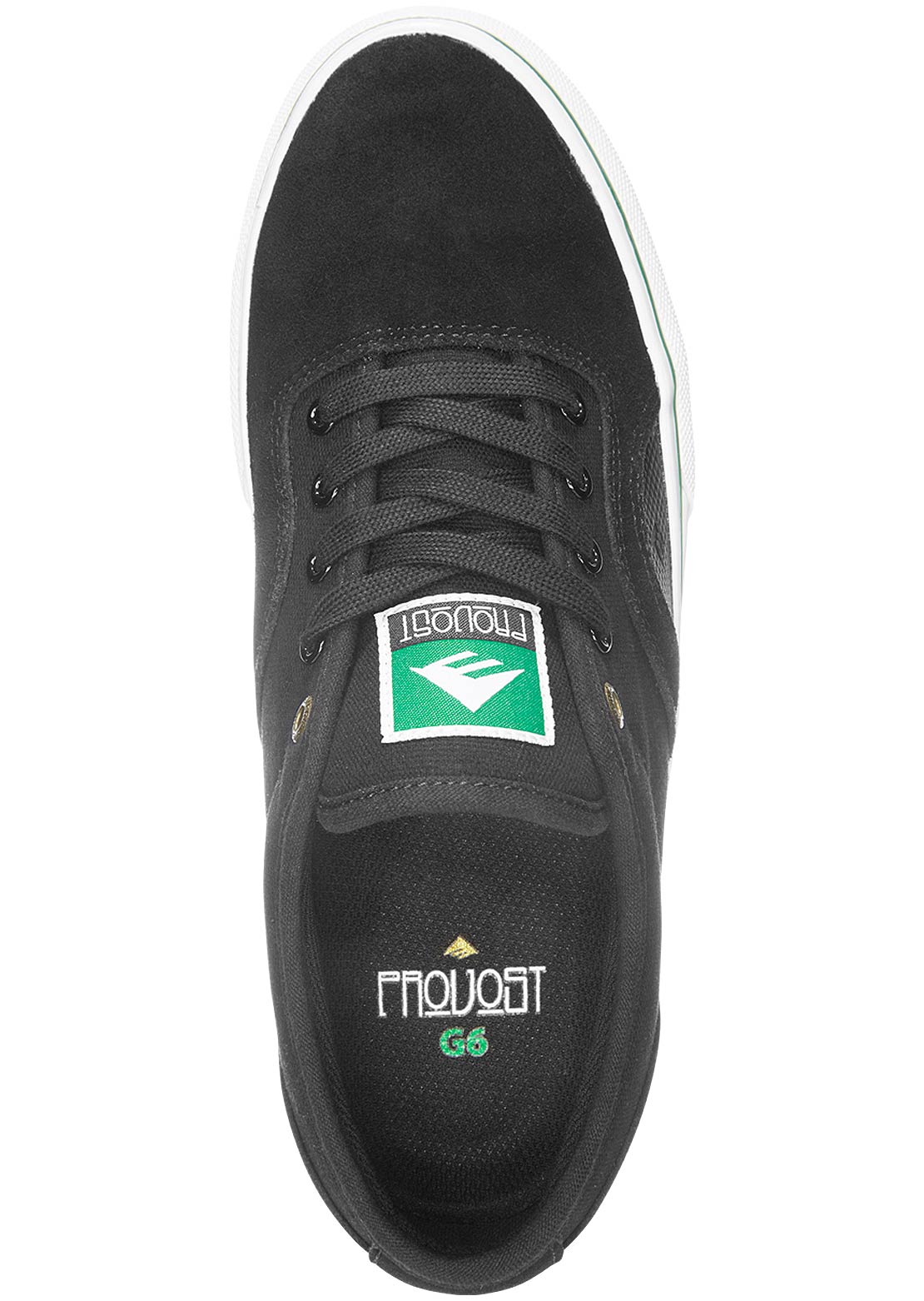 Emerica Men's Provost G6 Shoes Black/White/Gold