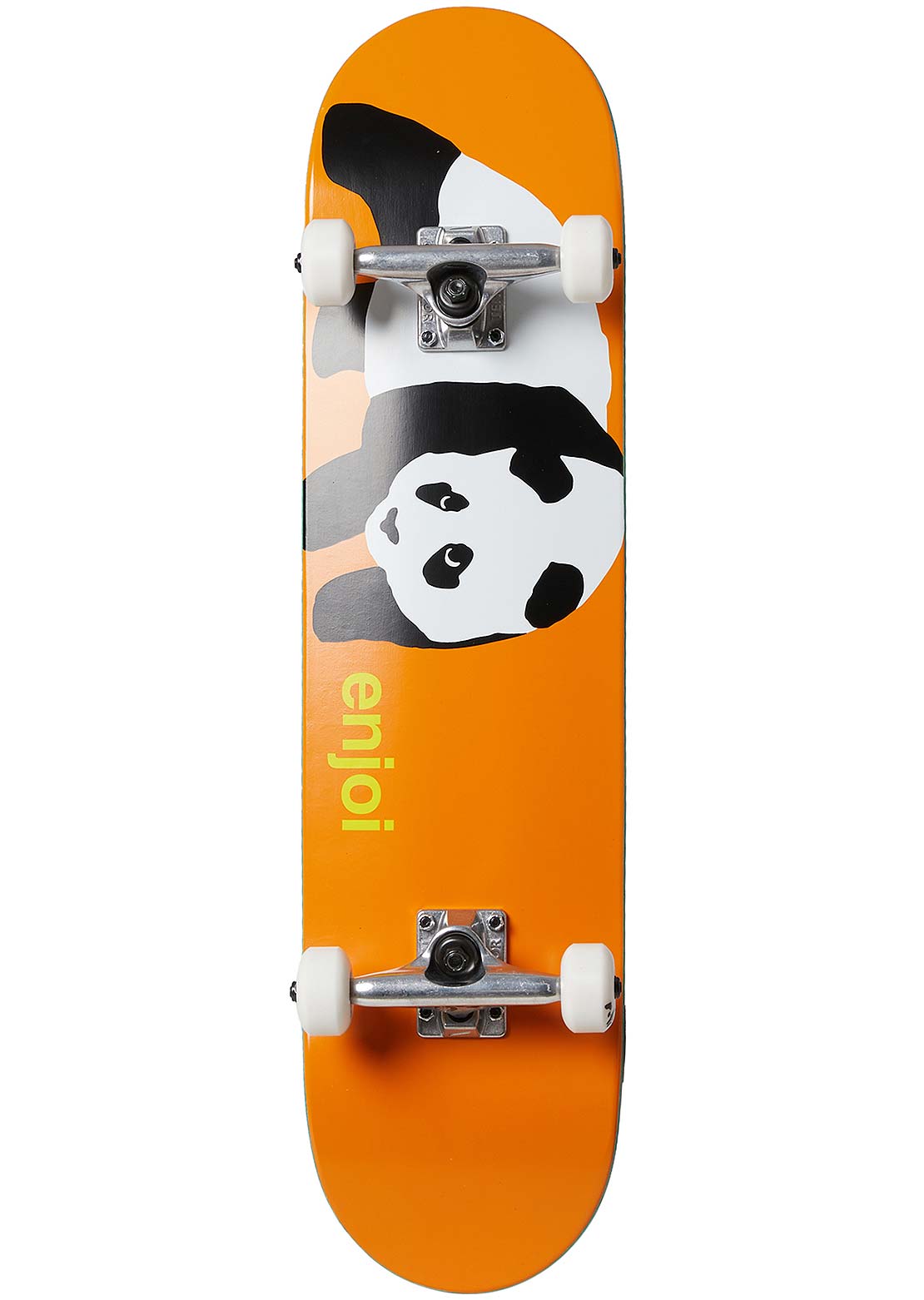 Enjoi Nbd Panda Resin Soft Wheels Complete Skateboard Orange