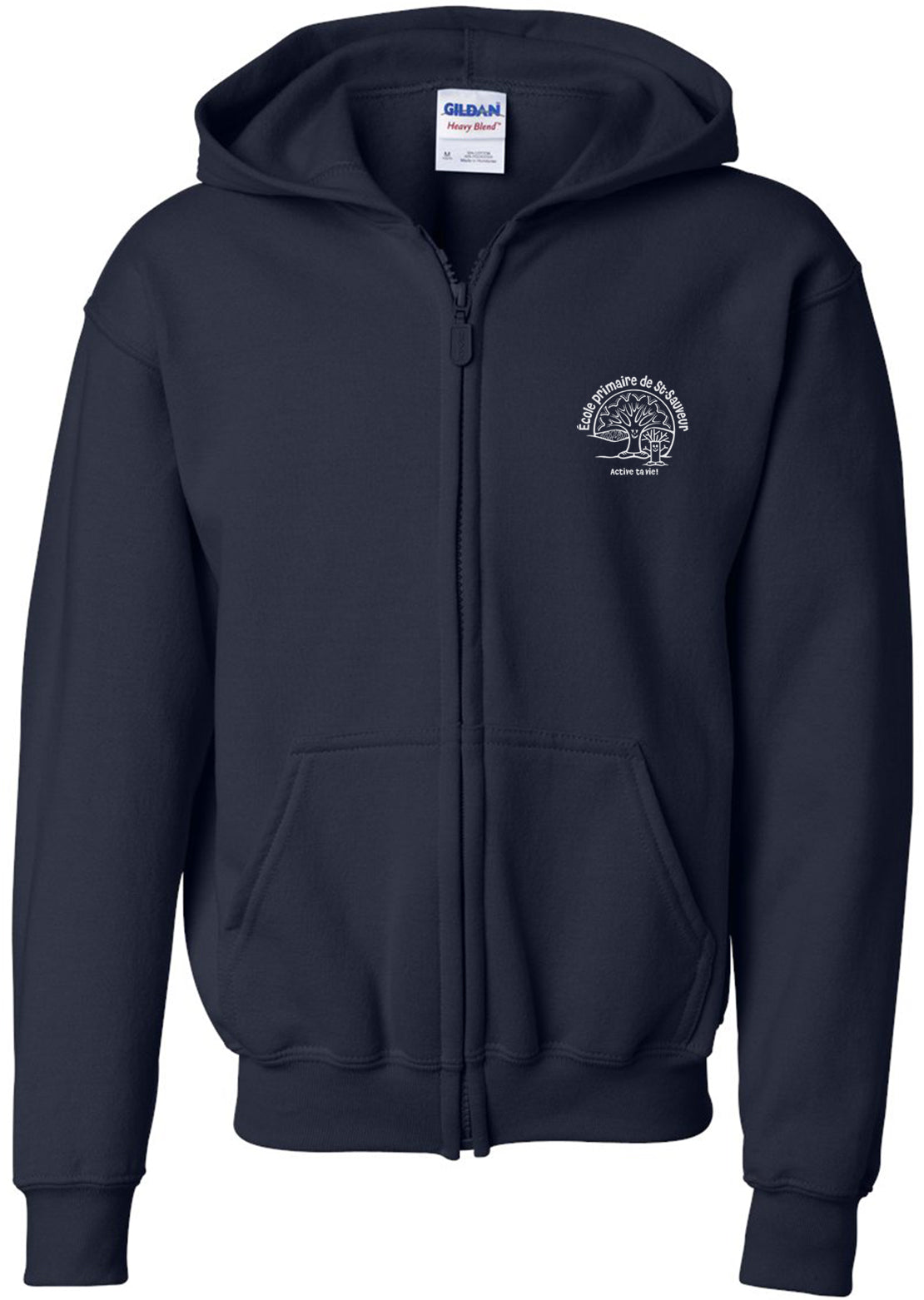 EPSS Cotton Ouaté avec Zip Junior Navy