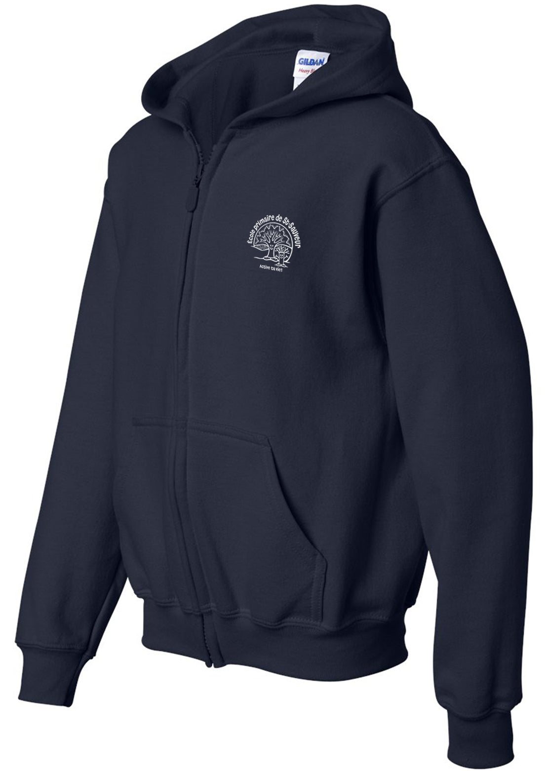 EPSS Cotton Ouaté avec Zip Junior Navy
