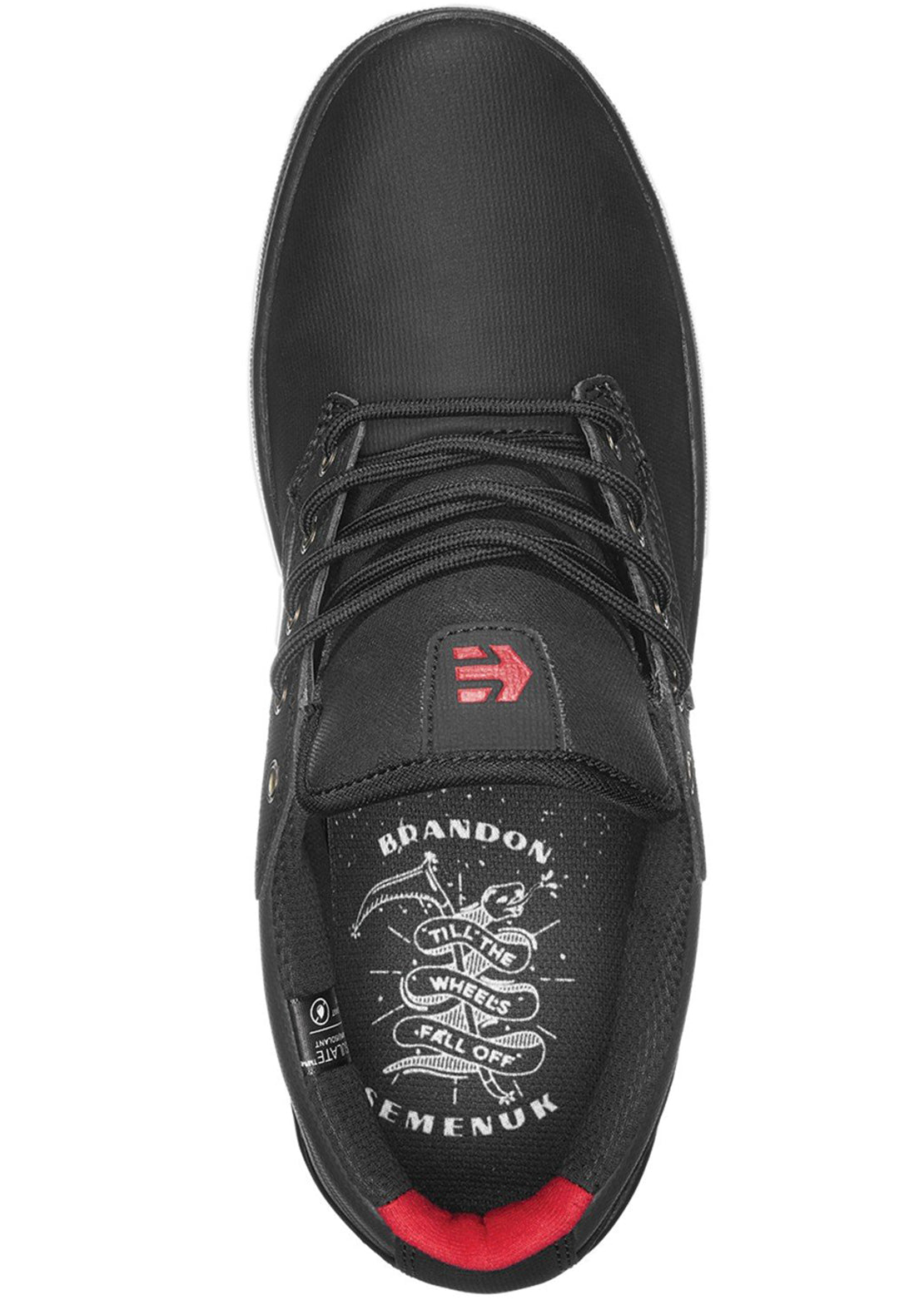Etnies Men’s Jameson Mid Crank Mountain Bike Shoes Black/Dark Grey/Red 4101000492