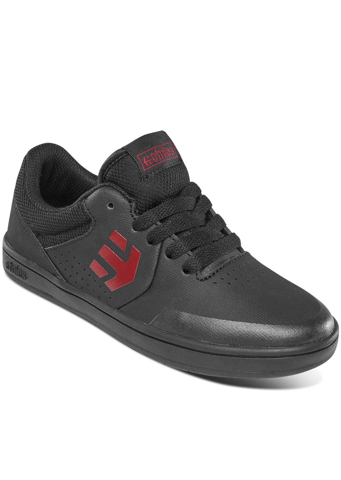 Etnies Junior Marana Shoes Black/Red/Black