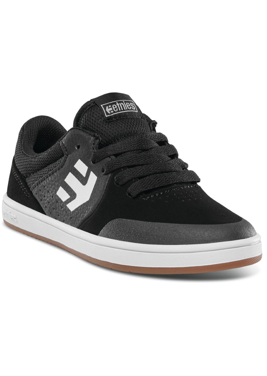 Etnies Junior Marana Shoes Black/Gum/White