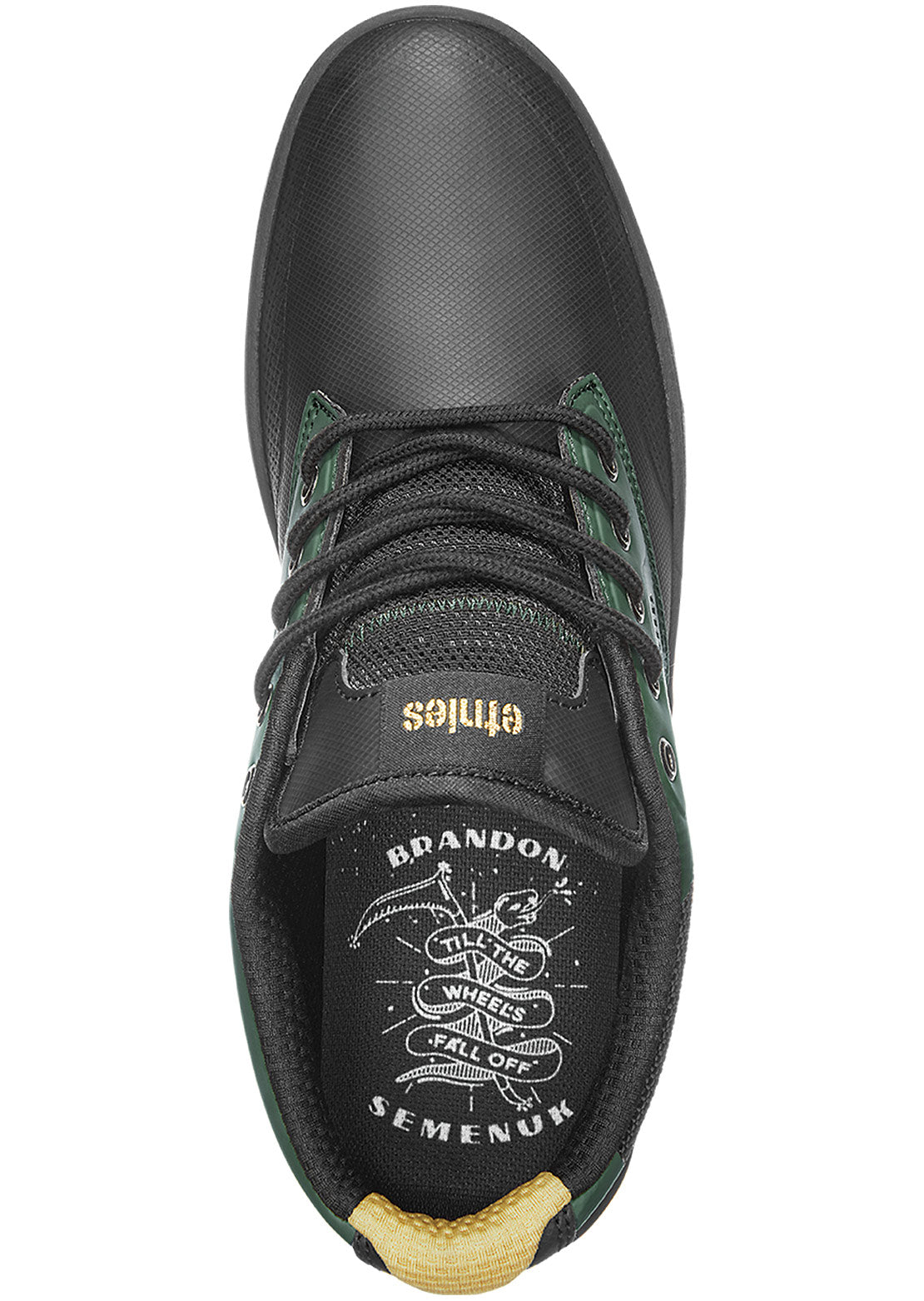 Etnies Men&#39;s Semenuk Pro Shoes Black/Green/Gold