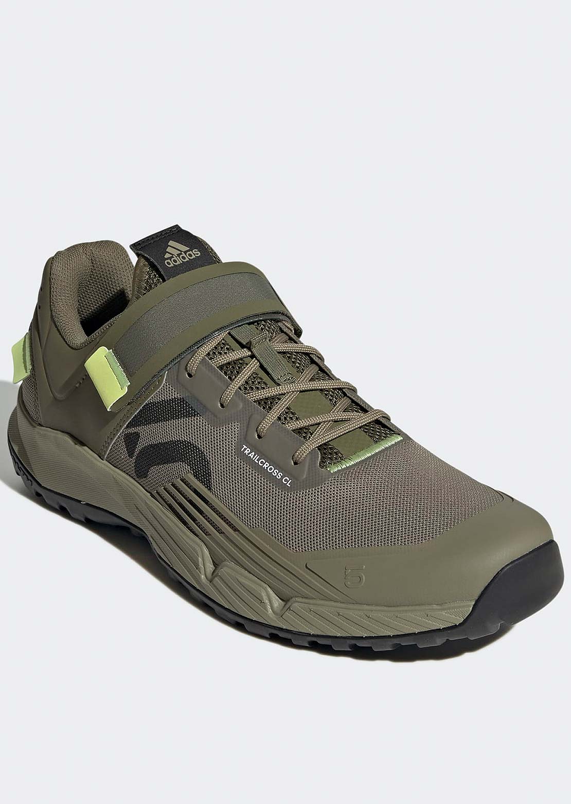 Five Ten Men&#39;s 5.10 Trailcross Clip-In Mountain Bike Shoes Orbit Green/Carbon/Pulse Lime