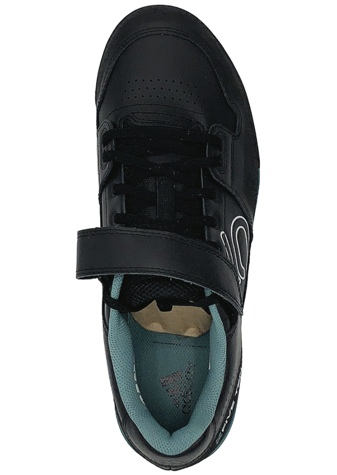 Five Ten Women's Hellcat Mountain Bike Shoes Black/White/Hazy Emerald