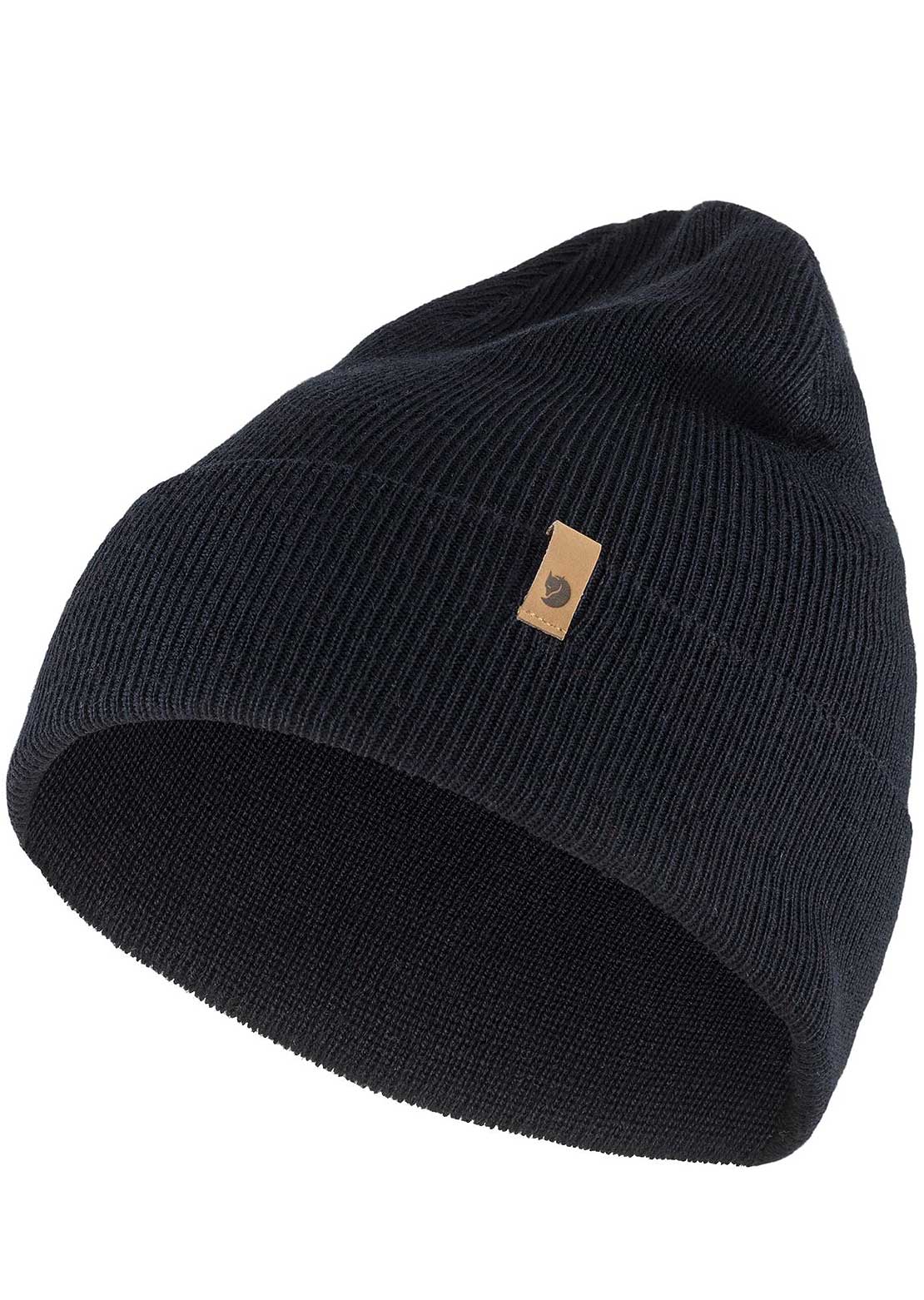 Fjallraven Classic Knit Beanie Dark Navy