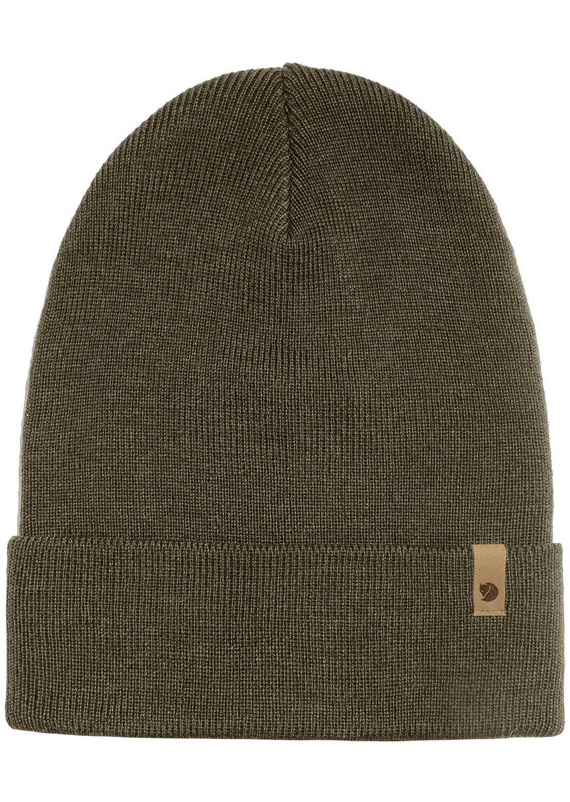 Fjallraven Classic Knit Beanie Dark Olive
