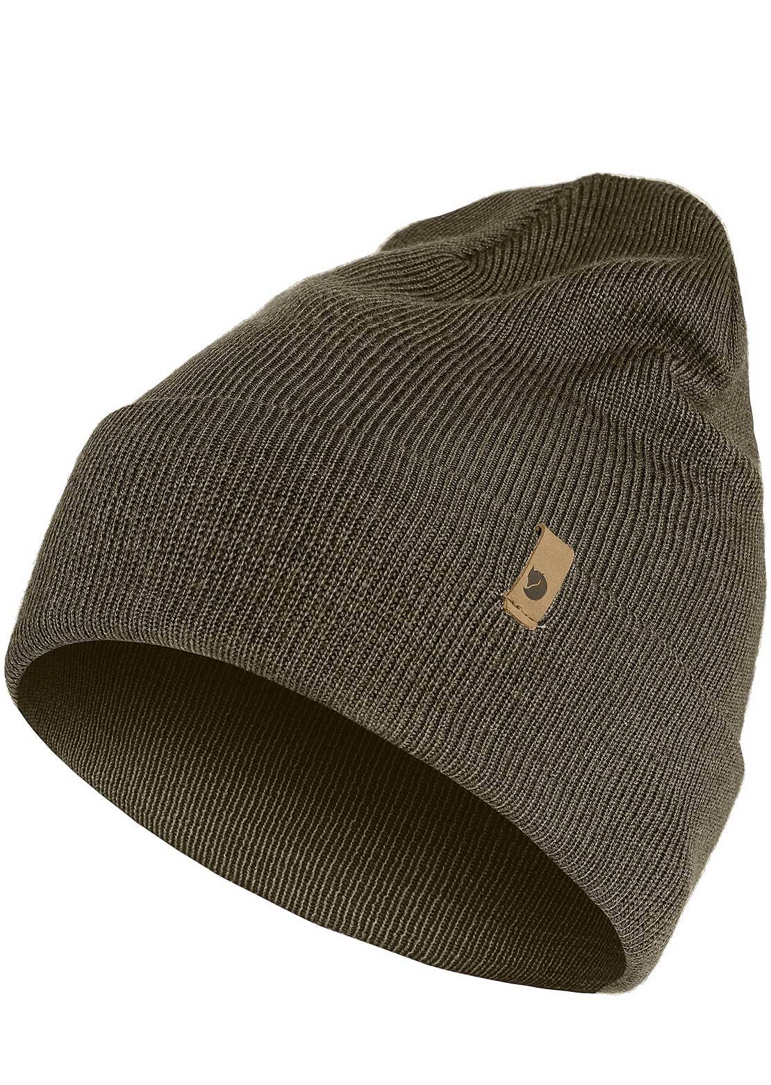 Fjallraven Classic Knit Beanie Dark Olive