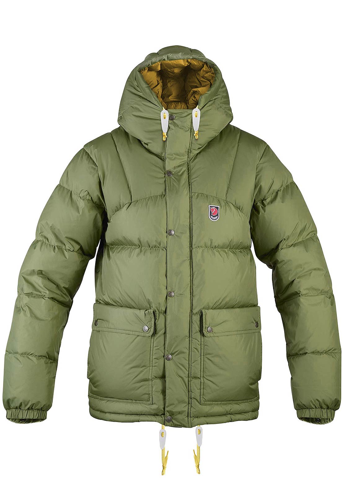 Fjallraven Men's Expedition Down Lite Jacket Green/Mustard Yellow