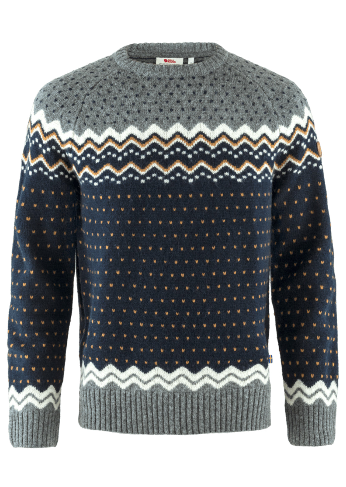Fjallraven Men&#39;s Ovik Knit Sweater Dark Navy