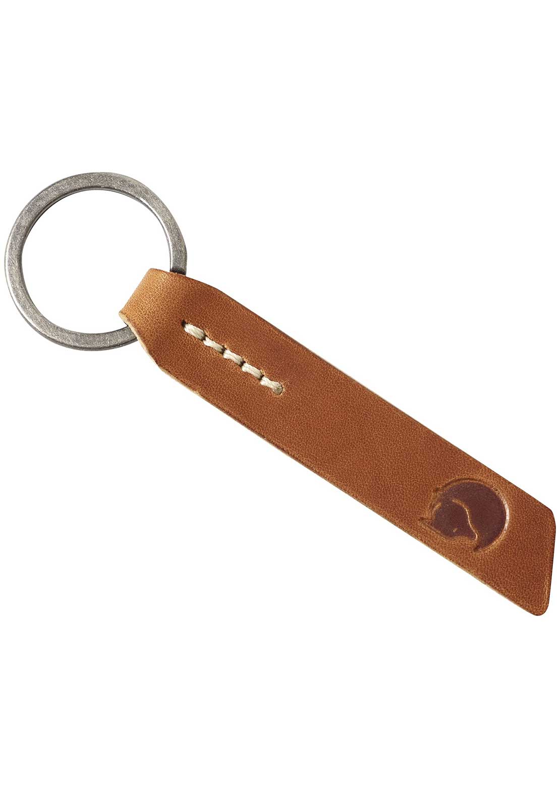 Fjallraven Ovik Keychain Leather Cognac