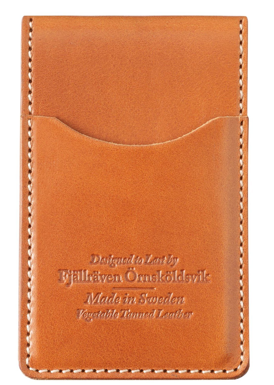Fjallraven Ovik Large Card Holder Leather Cognac