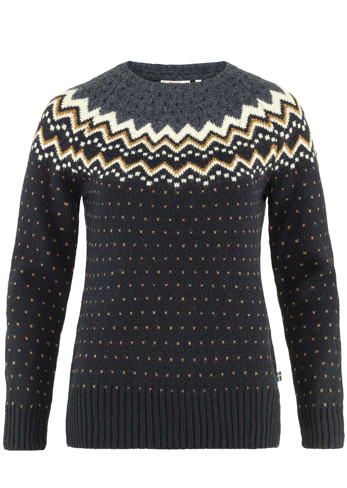 Fjallraven Women&#39;s Ovik Knit Sweater Dark Navy
