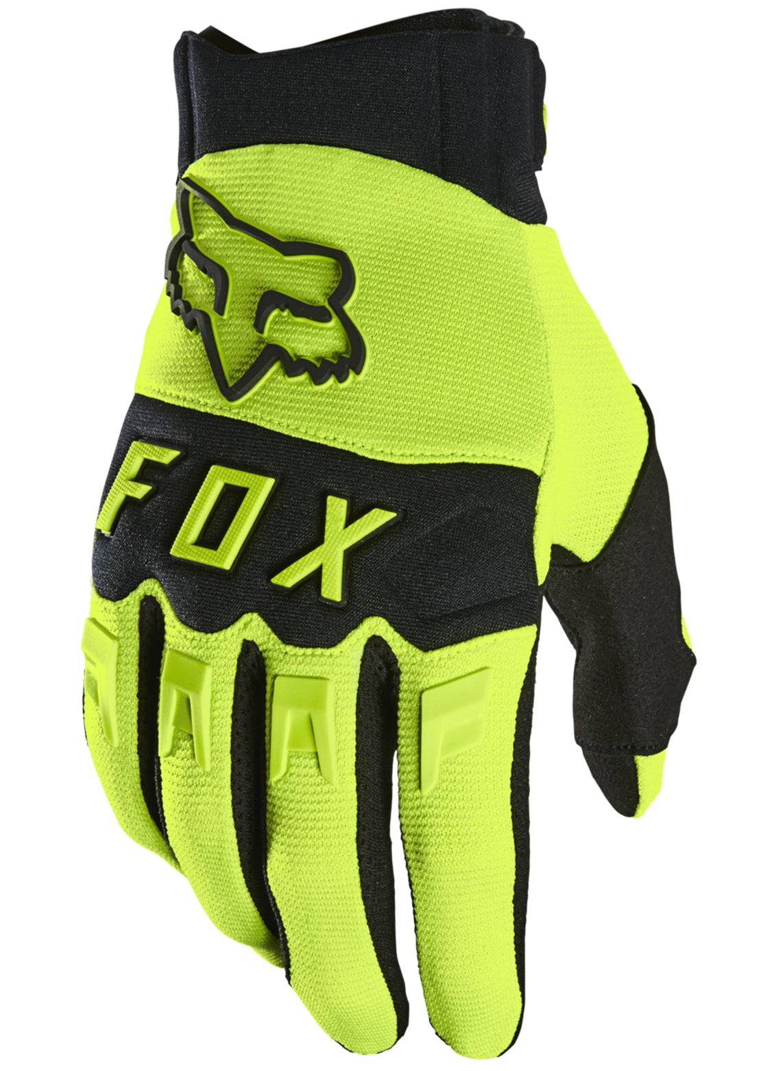 Fox Dirtpaw Mountain Bike Gloves Flo Yellow