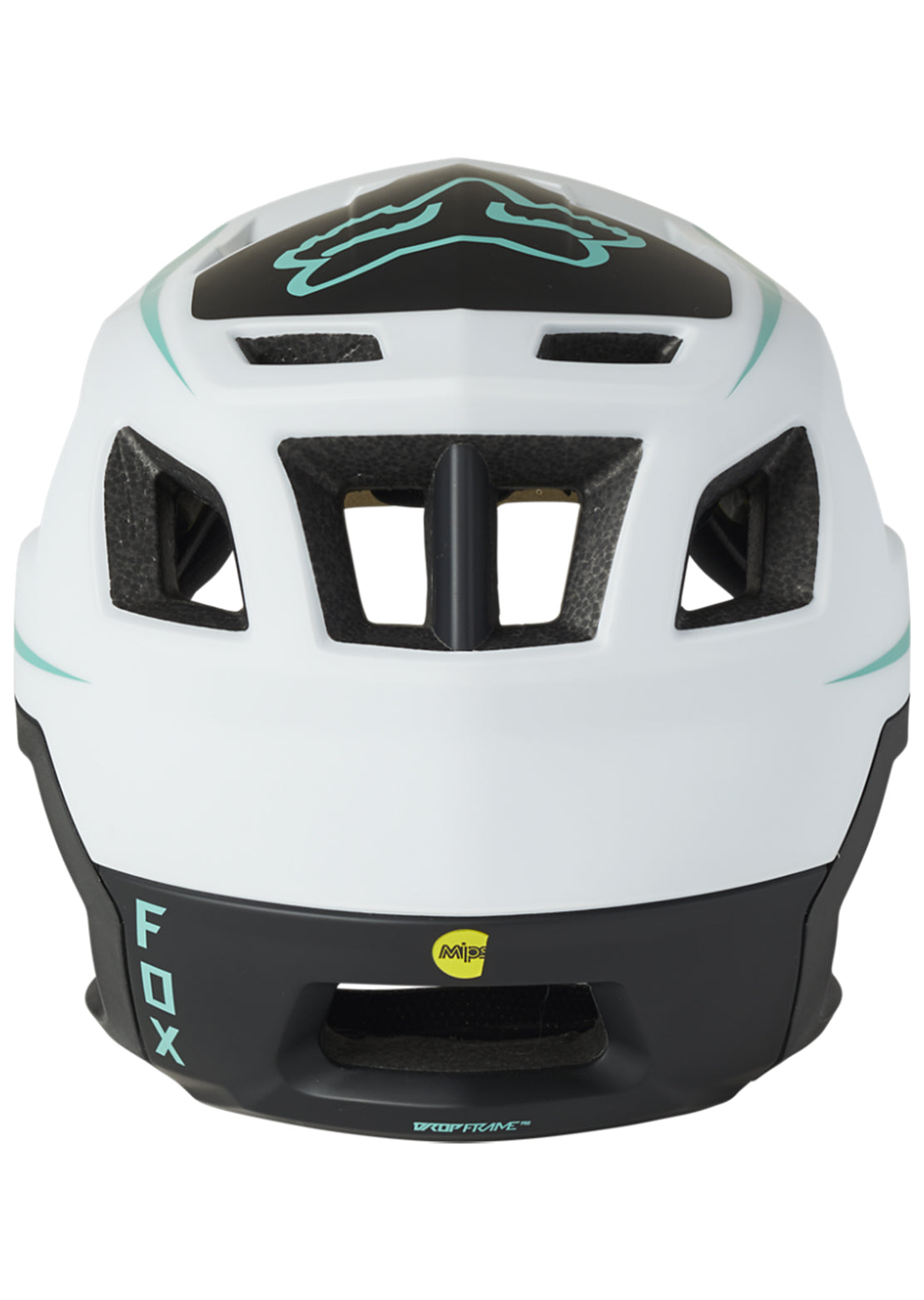 Fox Dropframe Pro Graphic 2 Mountain Bike Helmet Teal