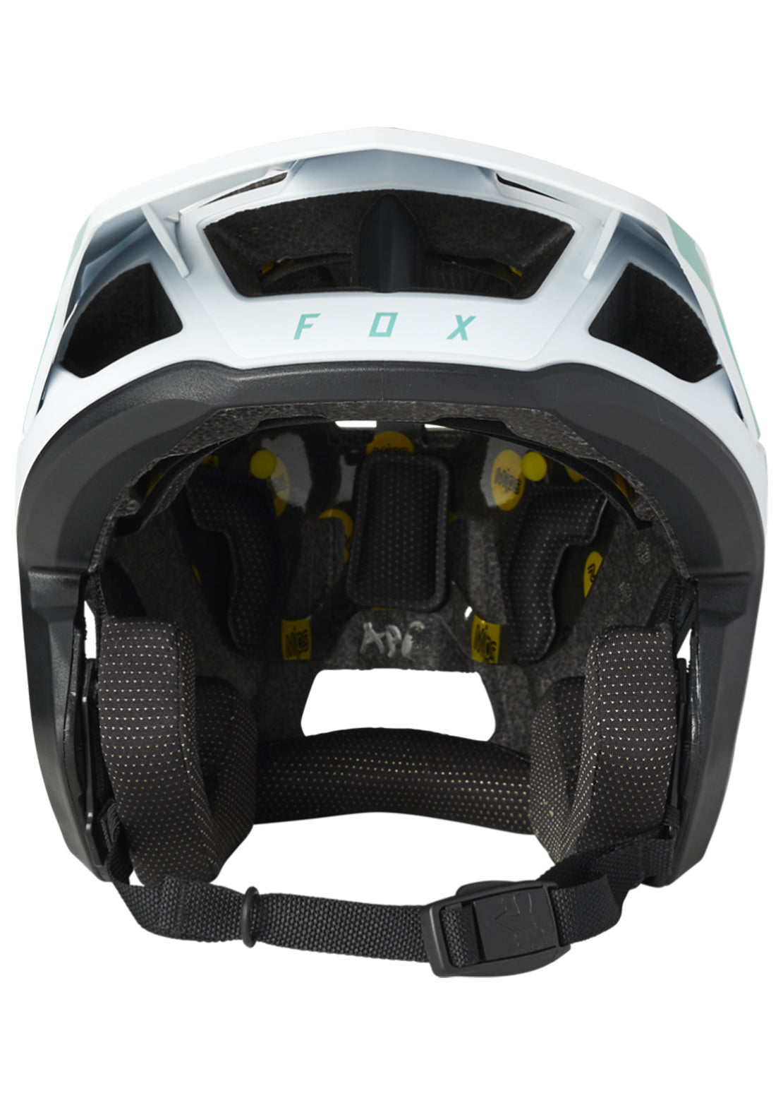 Fox Dropframe Pro Graphic 2 Mountain Bike Helmet Teal
