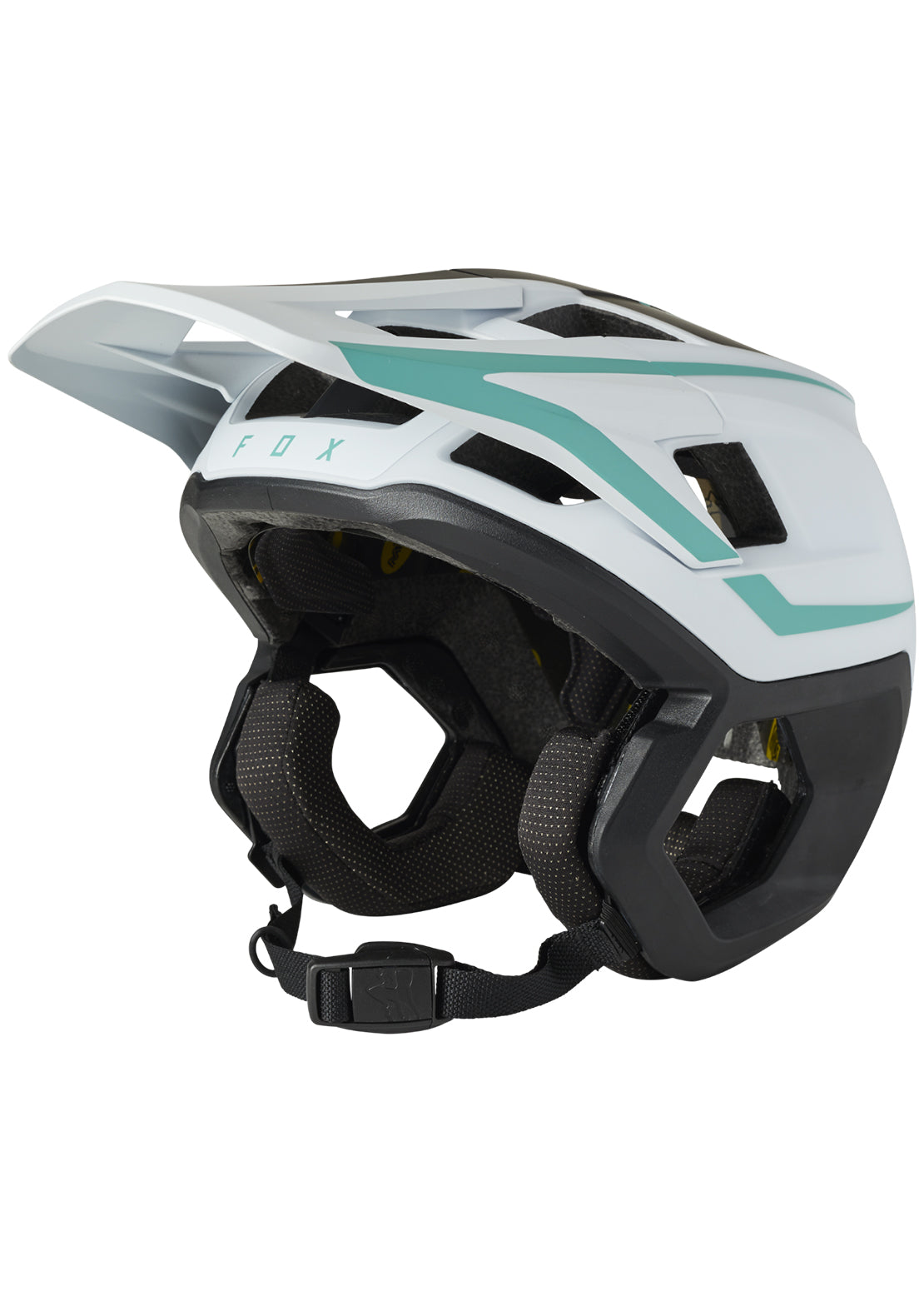 Fox Dropframe Pro Graphic 2 Mountain Bike Helmet Teal