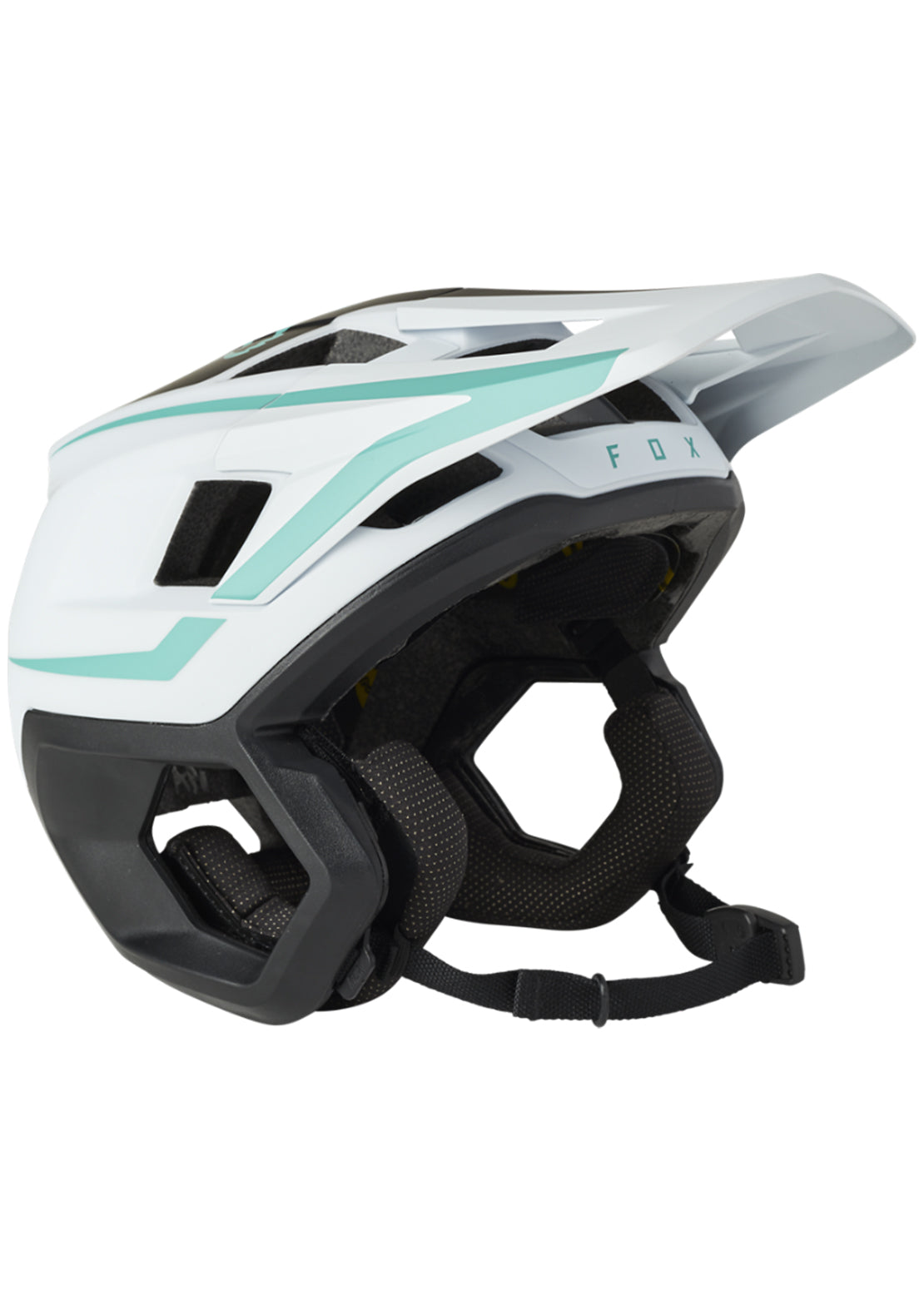 Fox Dropframe Pro Graphic 2 Mountain Bike Helmet Teal