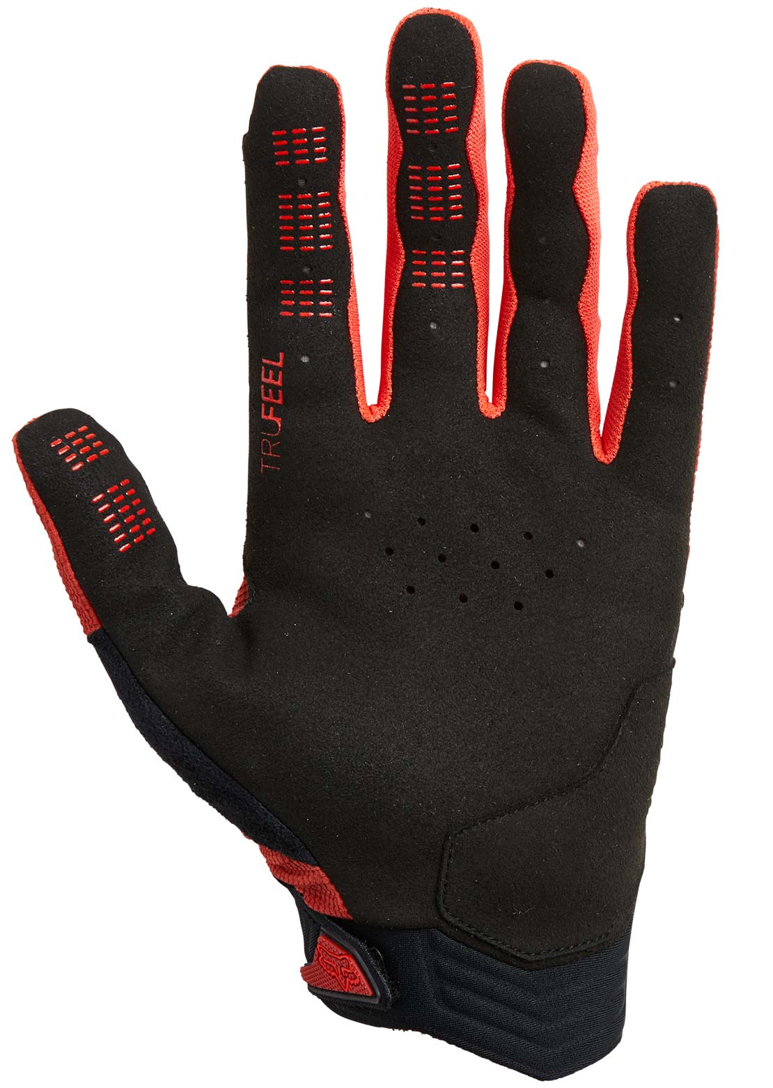 Fox Junior Defend Mountain Bike Gloves Red Clay
