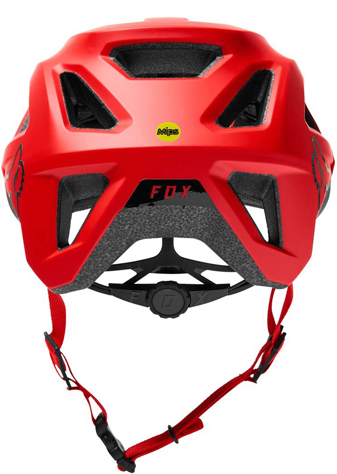 Fox Junior Mainframe Mountain Bike Helmet Fluorescent Red