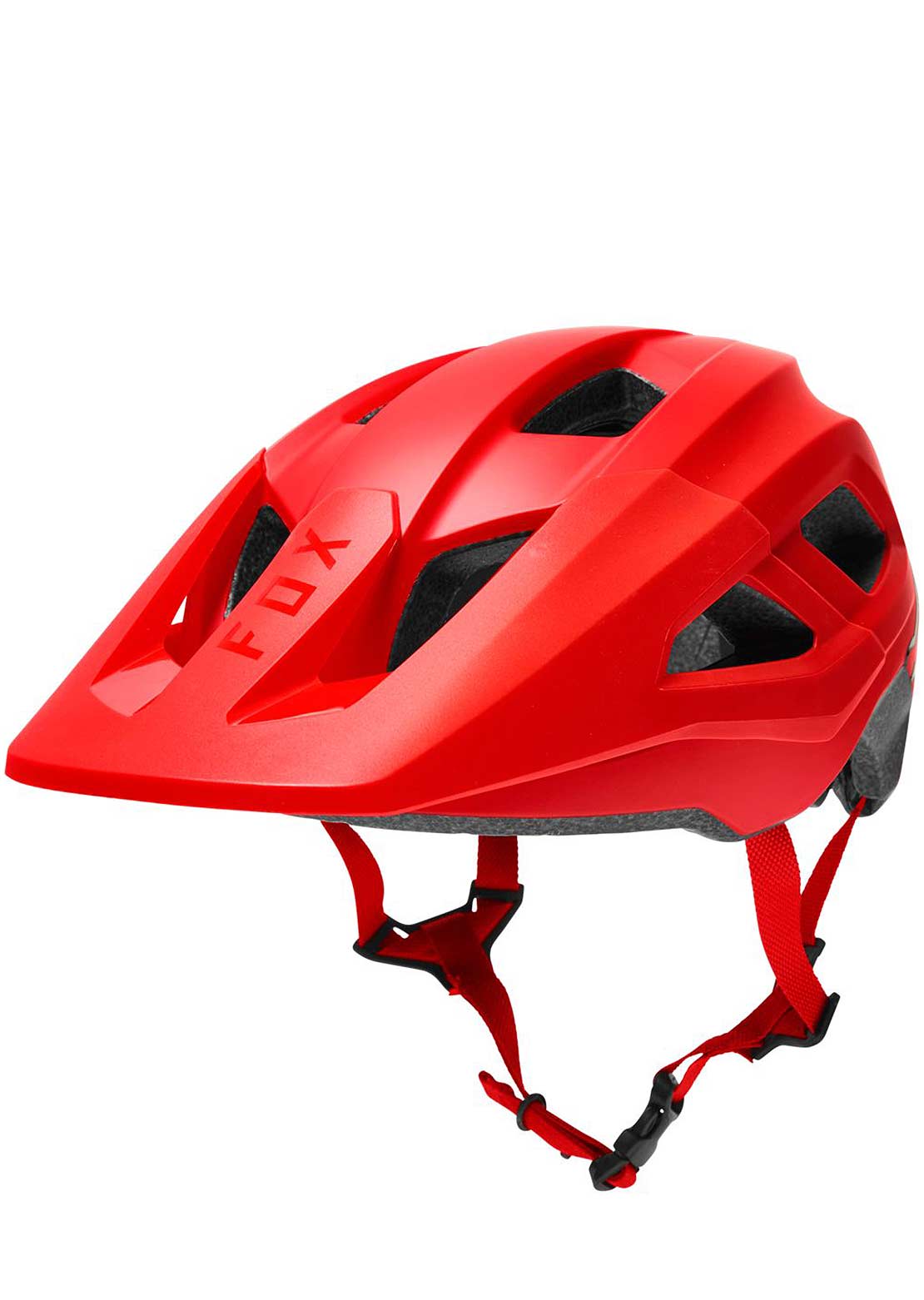 Fox Junior Mainframe Mountain Bike Helmet Fluorescent Red