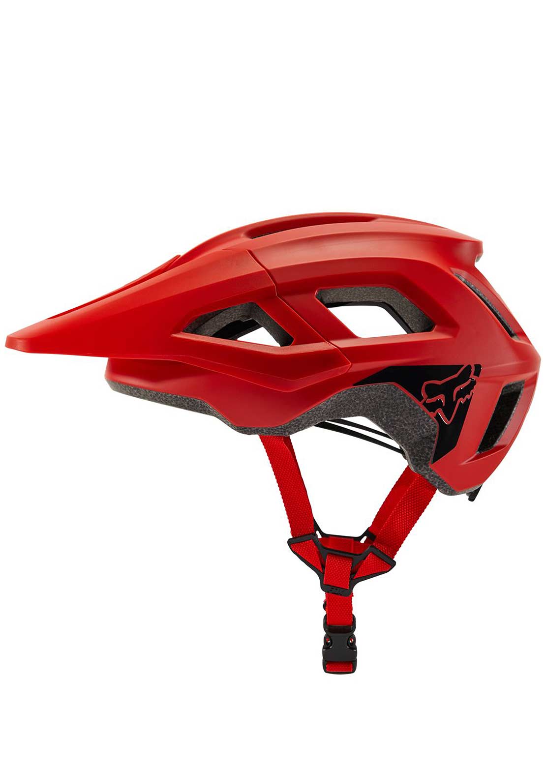 Fox Junior Mainframe Mountain Bike Helmet Fluorescent Red