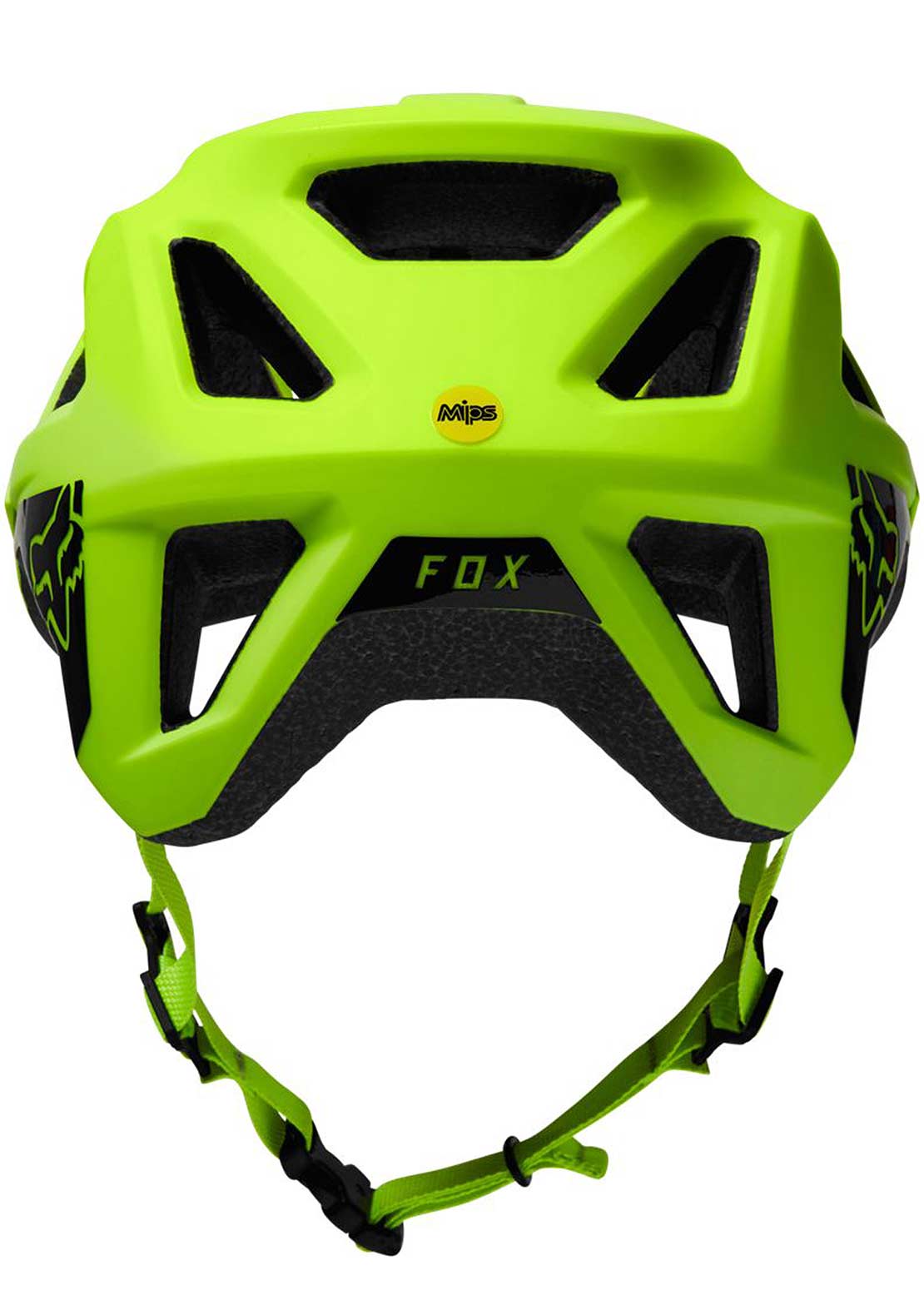 Fox Junior Mainframe Mountain Bike Helmet Fluorescent Yellow