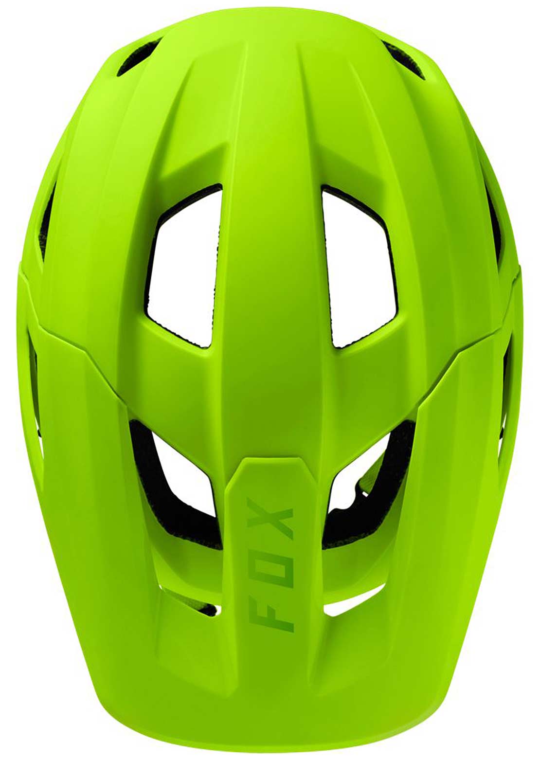 Fox Junior Mainframe Mountain Bike Helmet Fluorescent Yellow