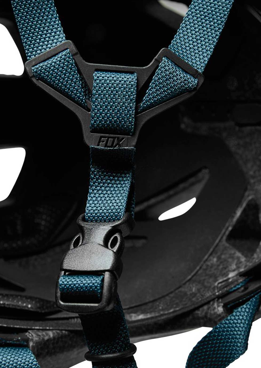 Fox Junior Mainframe Mountain Bike Helmet Slate Blue