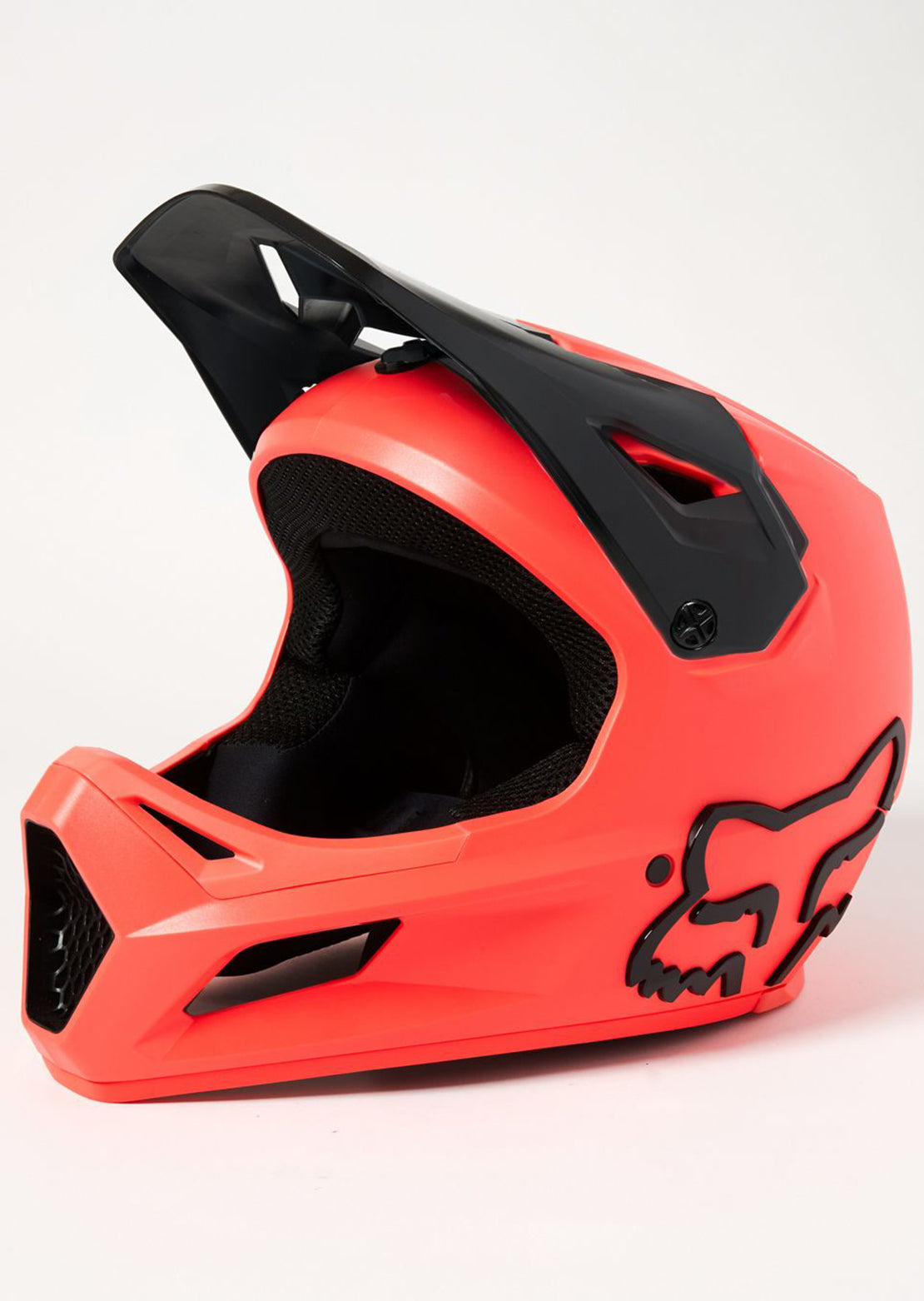 Fox Junior Rampage Mountain Bike Helmet Atomic Punch