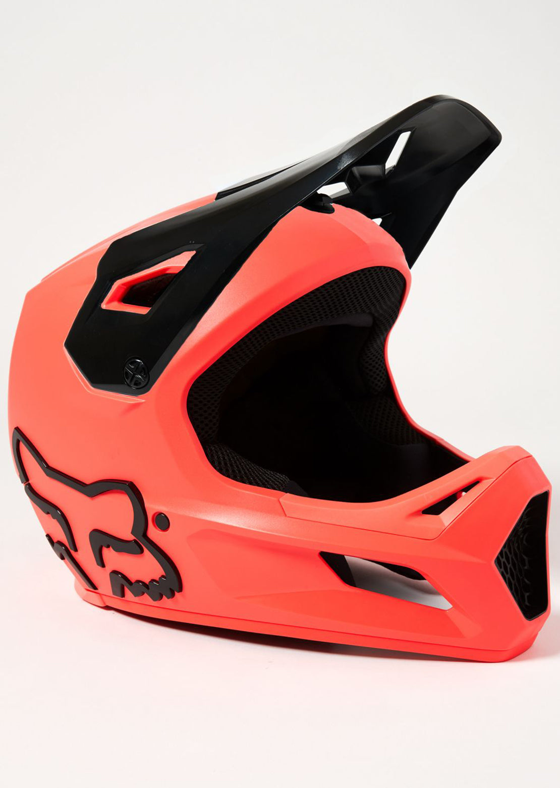 Fox Junior Rampage Mountain Bike Helmet Atomic Punch