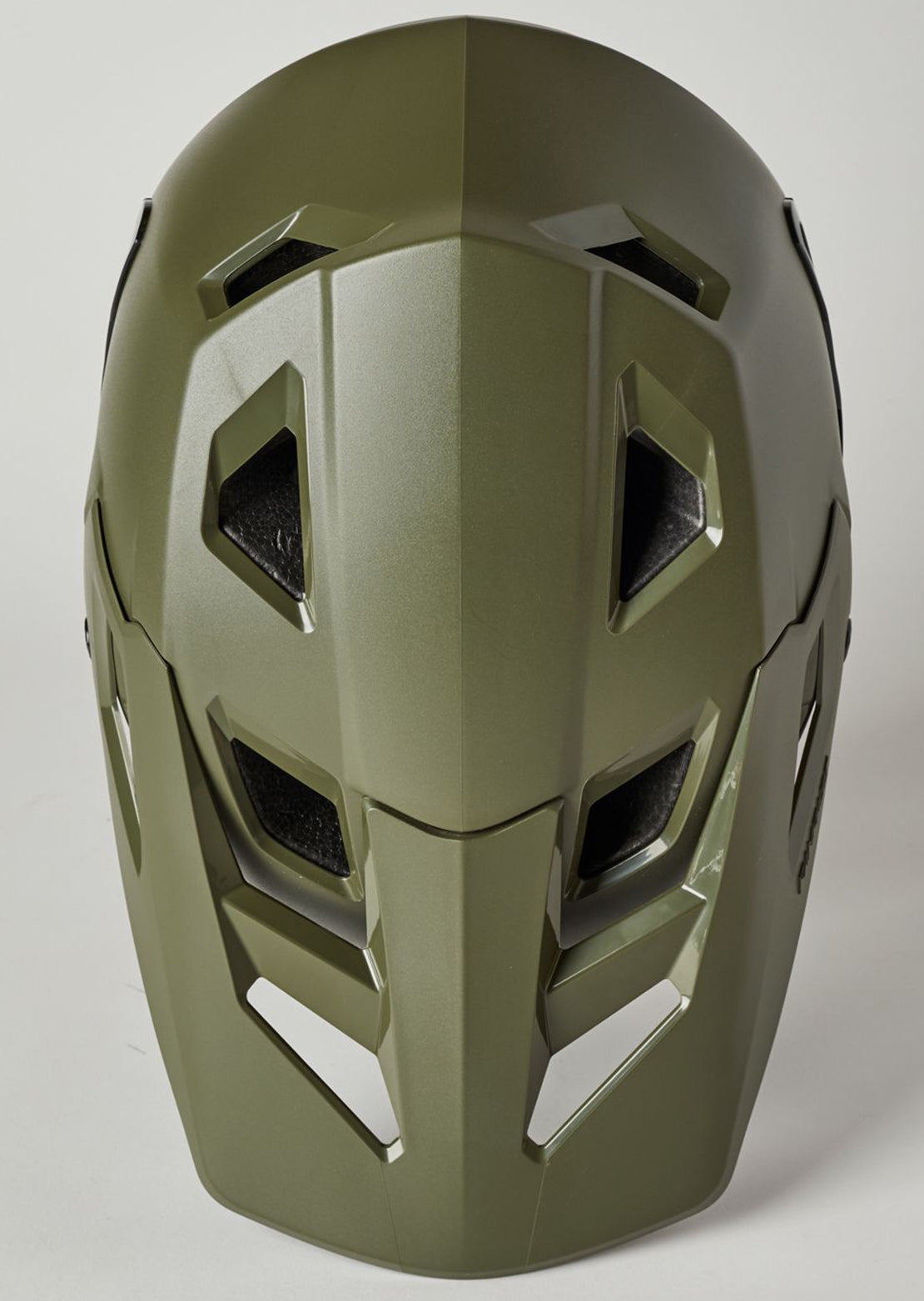 Fox Junior Rampage Mountain Bike Helmet Olive Green