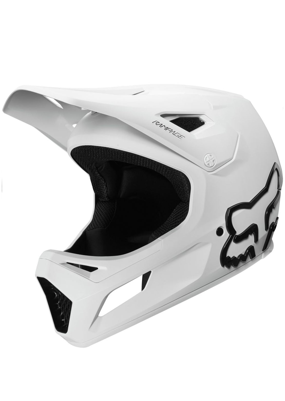 Fox Junior Rampage Mountain Bike Helmet White