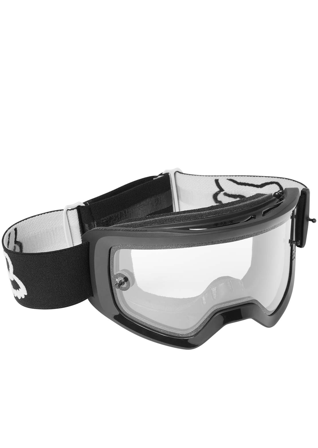 Fox Main Stray Mountain Bike Goggles - Smoke Black