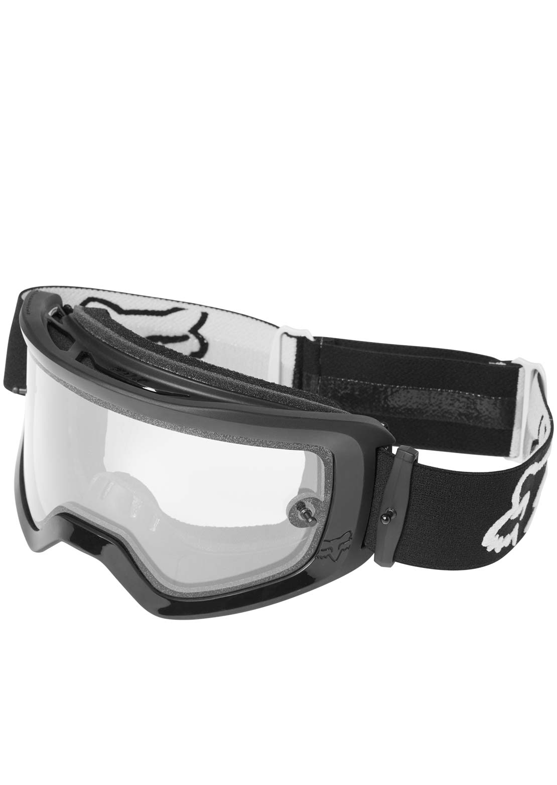 Fox Main Stray Mountain Bike Goggles - Smoke Black