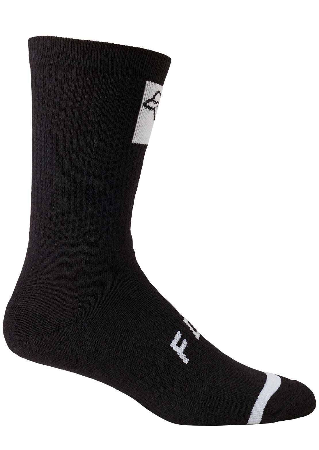 Fox Men&#39;s 8&quot; Defend Crew Socks Black