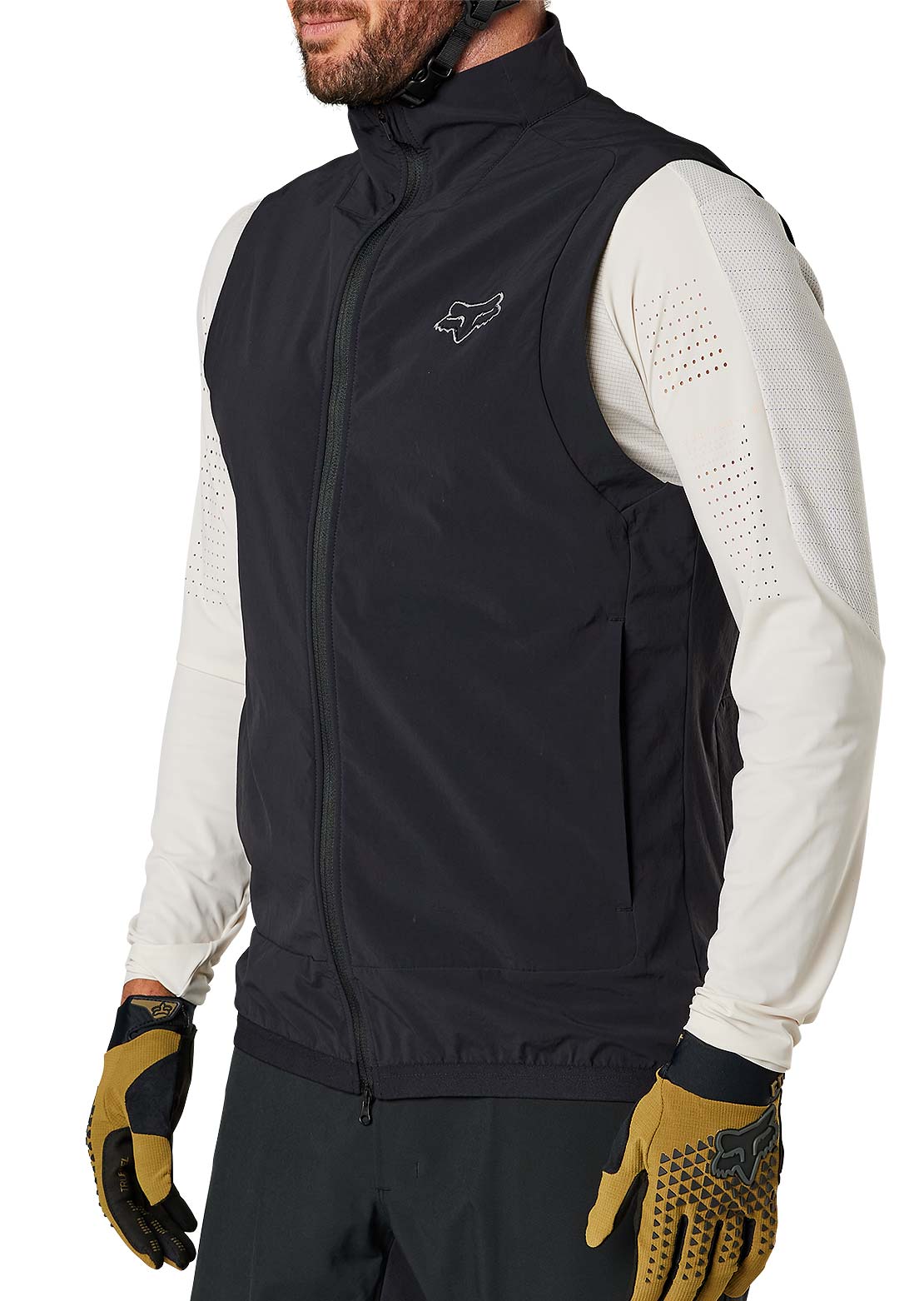 Fox Men&#39;s Defend Fire Alpha Vest Black