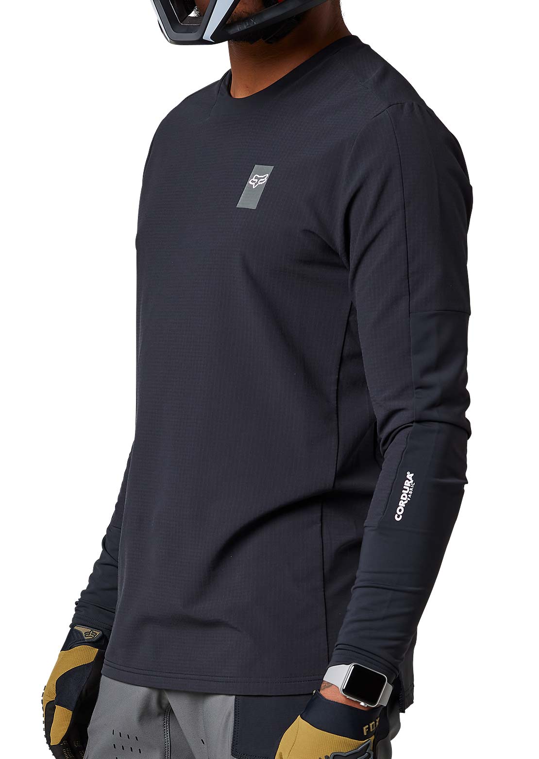 Fox Men&#39;s Defend Thermal Jersey Black