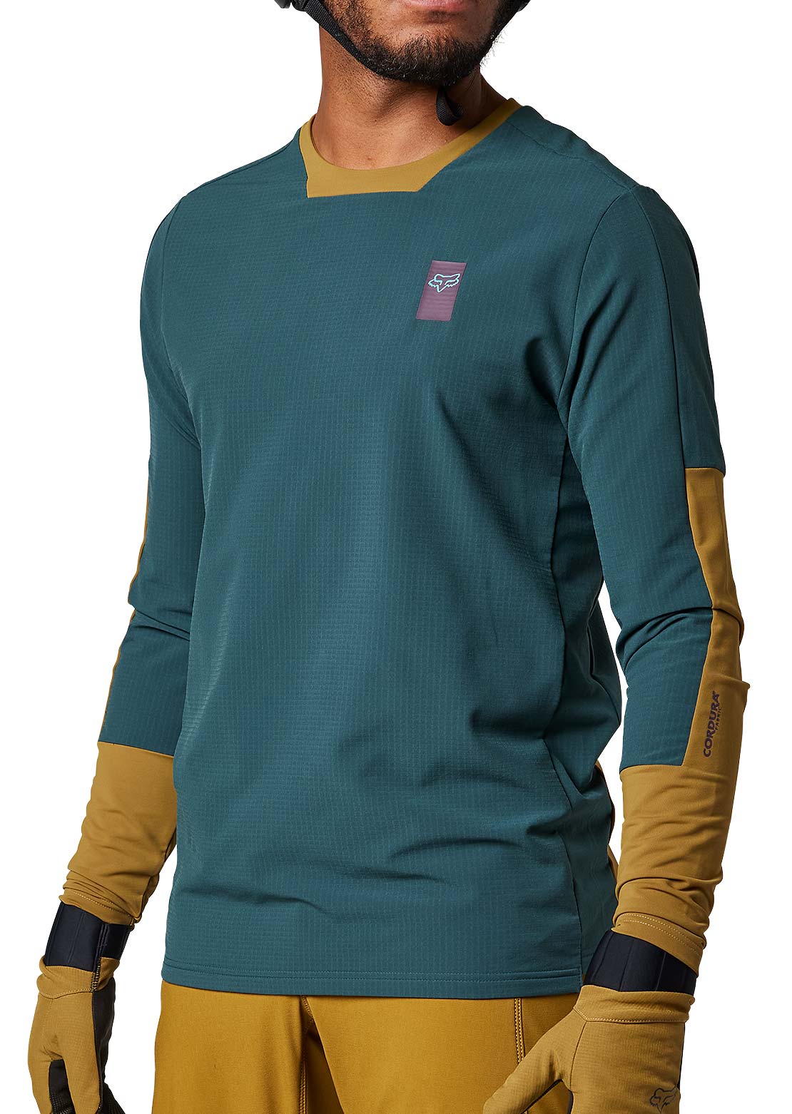 Fox Men&#39;s Defend Thermal Jersey Emerald