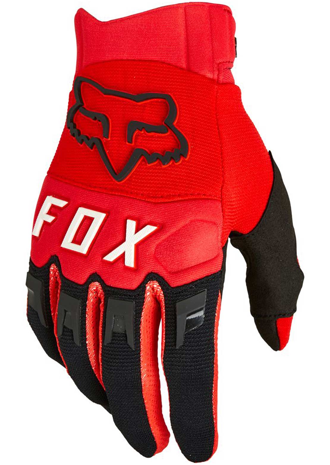 Fox Men&#39;s Dirtpaw Mountain Bike Gloves Fluorescent Red