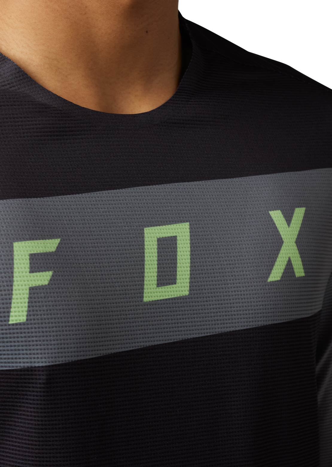 Fox Men&#39;s Flexair Long Sleeve Jersey Arcadia Black