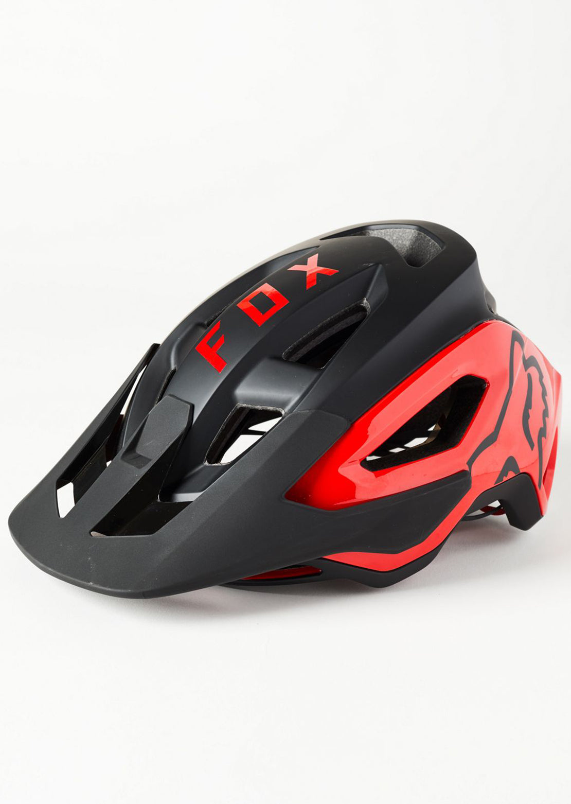 Fox Speedframe Pro Mountain Bike Helmet Black/Red